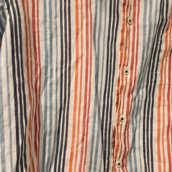 Benson NYC Classic Striped Button Down Shirt - Size Medium - Picture 10 of 10